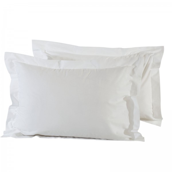 Μαξιλαροθήκη Hotel Λευκή 160 T.C. 50Χ70cm PERCALE 50%cot 50%pol