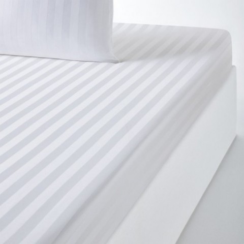 Μαξιλαροθήκη Hotel Λευκό 220 T.C. ΡIΓΑ 1CM PERCALE 60%cotton 40%polyester