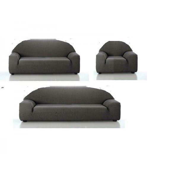 ΣΕΤ 3ΤΜΧ ΑΧΙΒΑΔΑ ΕΛΑΣΤΙΚΟ ΚΑΛΥΜΜΑ ΚΑΝΑΠΕ GURAN GREY