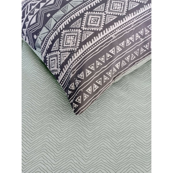 Σετ Σεντόνια Μονά  160x270 144tc 50%cot 50% pol Zahara Gray Kocoon5206482039865