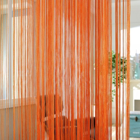 ΚΟΥΡΤΙΝΑ STRING PROTASI HOME 140X280 ΠΟΡΤΟΚΑΛΙ