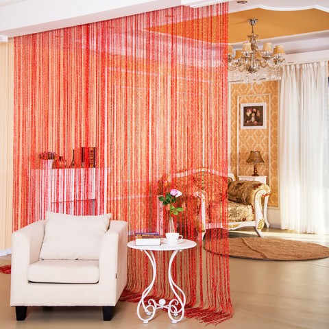 ΚΟΥΡΤΙΝΑ STRING PROTASI HOME 140X280 ΠΟΡΤΟΚΑΛΙ