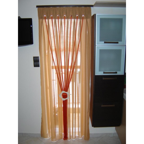 ΚΟΥΡΤΙΝΑ STRING PROTASI HOME 140X280 ΠΟΡΤΟΚΑΛΙ