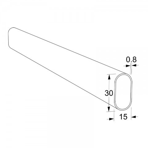 ΣΕΤ ΣΩΛΗΝΑ ΝΤΟΥΛΑΠΑΣ 3,00 ΜΕΤΡΑ  ΓΙΑ ΚΡΕΜΑΣΤΡΕΣ ΙΝΟΞ
