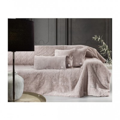 Σετ 2τμχ. Ριχτάρι  Avon camel  με Διακοσμητικό Μαξιλαράκι 45x45+35206480608773