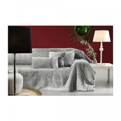 Γούνινο Ριχτάρι Διθέσιος Crusty Old Pink170x250cm  2τμχ με μαξιλαροθήκη Guy Laroche5206480578359