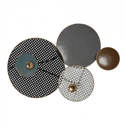 ΔΙΑΚΟΣΜΗΤΙΚΟ ΤΟΙΧΟΥ ΜΕΤΑΛΛΙΚΟ ΓΚΡΙ 48,9x75,6x5,7εκ JEL426 - ESPIEL