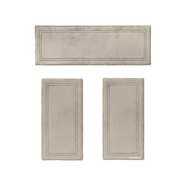 Σετ Χαλάκια SOFTY Sand 3τμχ 60×120 και 60×180 της Guy Laroche (Memory foam)