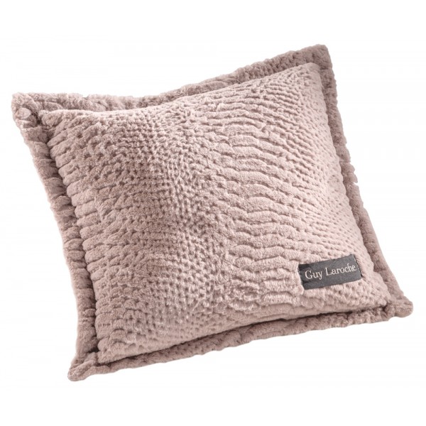 Γούνινο Ριχτάρι Τριθέσιου Καναπέ Crusty Old Pink 170x300cm  με Μαξιλαροθήκη Guy Laroche5206480578410