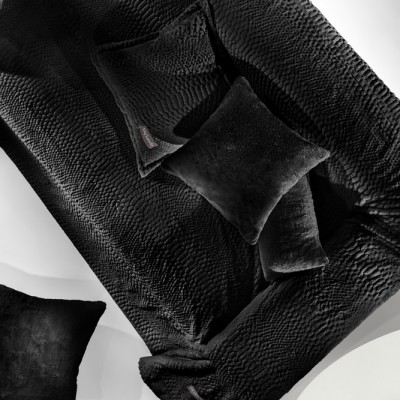 Γούνινο Ριχτάρι Τετραθέσιο 170x350cm Crusty Old Pink  Με Διακοσμητική Μαξιλαροθήκη  Guy Laroche5206480578472