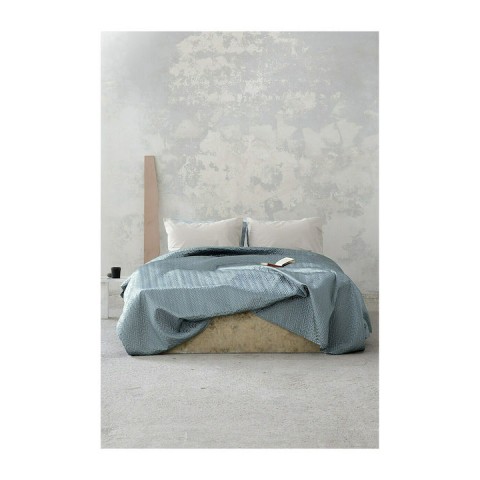 Κουβερλί Υπέρδιπλο σε Πετρόλ Χρώμα 220x240cm Nima Helix  Microfiber5206400333990