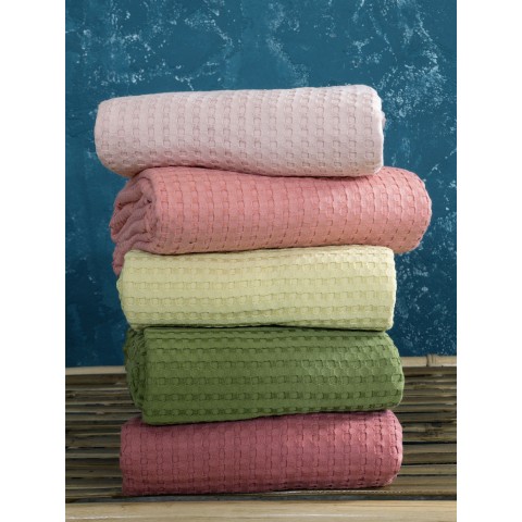 Κουβέρτα πικέ waffle Habit - Graphite 220x240 papyrus