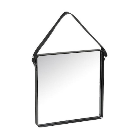 Καθρέπτης Τοίχου με Μαύρο Μεταλλικό Πλαίσιο 30x30cm - ESPIEL MAZ105
