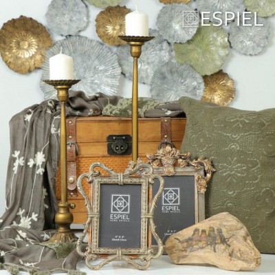 Μεταλλική κορνίζα Ασημί γυαλιστερό για φωτογραφία 15x20 εκ KOR5038 2