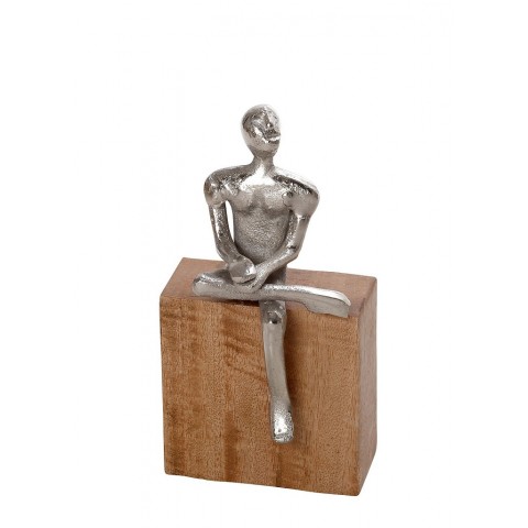 ΦΙΓΟΥΡΑ ΜΕΤΑΛ. ΑΣΗΜΙ ΣΕ ΞΥΛΙΝΗ ΒΑΣΗ 19ΕΚ FRI144K2 - ESPIEL