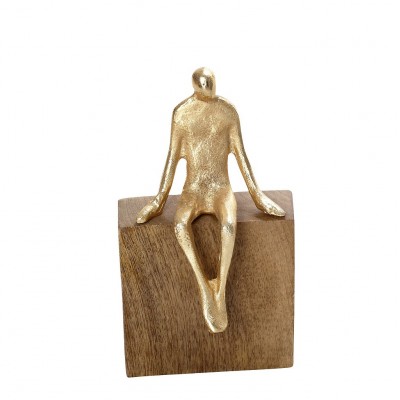 ΠΙΑΤΕΛΑ ΞΥΛINH  ΜΕ ΜΕΤΑΛΛΙΚΗ ΛΑΒΗ ΧΡΥΣΗ  25Χ25Χ21ΕΚ FRI105K2 ESPIEL5205918327361