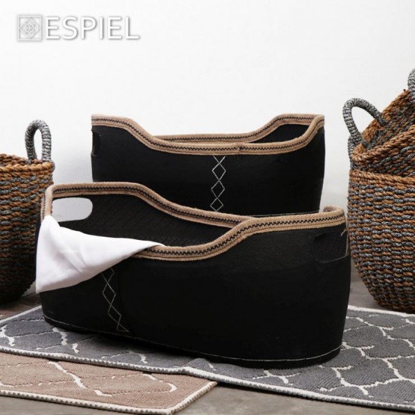 PERA BROWN ΧΑΛΙ 90% COTTON/10% POLYESTER 50x80 LAX208 - ESPIEL