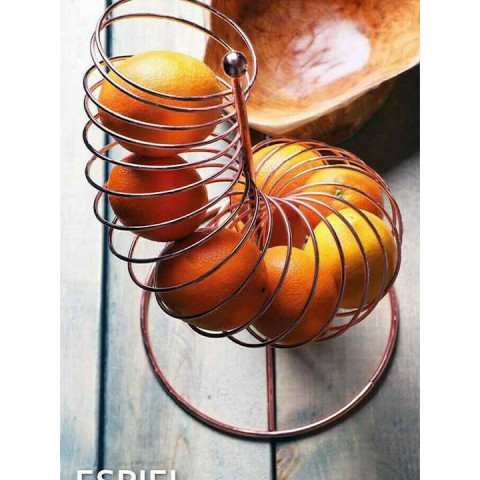 Φρουτιέρα Μεταλλική Καφέ 22x22x47 MTT253 - ESPIEL