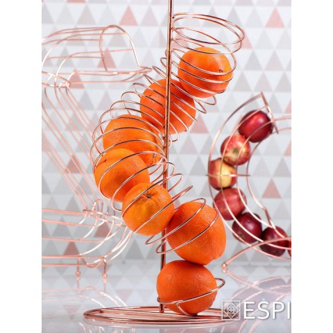 Φρουτιέρα Μεταλλική Καφέ 22x22x47 MTT253 - ESPIEL