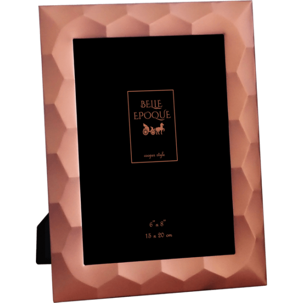 Μεταλλική κορνίζα  σε χάλκινο ματ φινίρισμα για φωτογραφία 13x18 εκ KOR9087