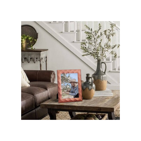 Μεταλλική κορνίζα  σε χάλκινο ματ φινίρισμα για φωτογραφία 13x18 εκ KOR9087