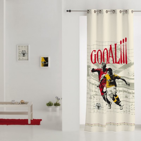 ΚΟΥΡΤΙΝΕΣ ΜΕ ΤΡΟΥΚΣ GOAL RED (140X260)