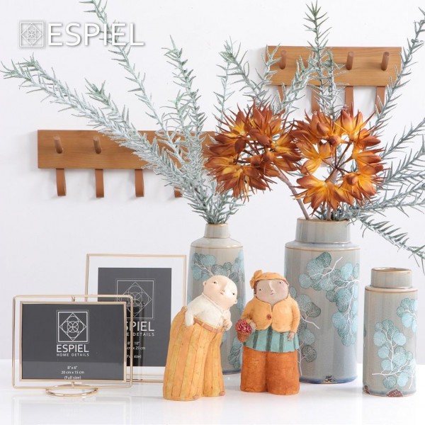 Διακοσμητικό Λουλούδι μπλέ  114 cm Espiel LOL738K6 5205918249786