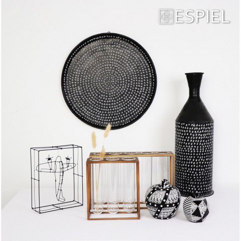 ΒΑΖΟ ΕΠΙΔΑΠΕΔΙΟ ΑΛΟΥΜ. ΜΑΥΡΟ ΜΕ ΑΝΑΓΛΥΦΟ ΣΧΕΔΙΟ 19Χ57ΕΚ5205918331726