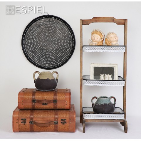 ΔΙΣΚΟΣ ΕΠΙΤΡΑΠΕΖΙΟΣ /ΕΠΙΤΟΙΧΟΣ  ΑΛΟΥΜΙΝΙΟΥ  ΜΑΥΡΟ/ΛΕΥΚΟ ΜΕ ΑΝΑΓΛΥΦΟ ΣΧΕΔΙΟ 50ΕΚ   LAK523 espiel5205918331559