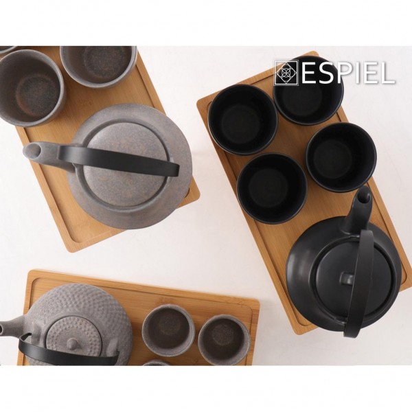 RITUAL ΣΕΤ ΤΣΑΓΙΟΥ ΜΕ ΣΙΤΑ 1x750/4x100ml ΜΕ ΔΙΣΚΟ ΜΠΑΜΠΟΥ ΓΚΡΙ SPI118 - ESPIEL