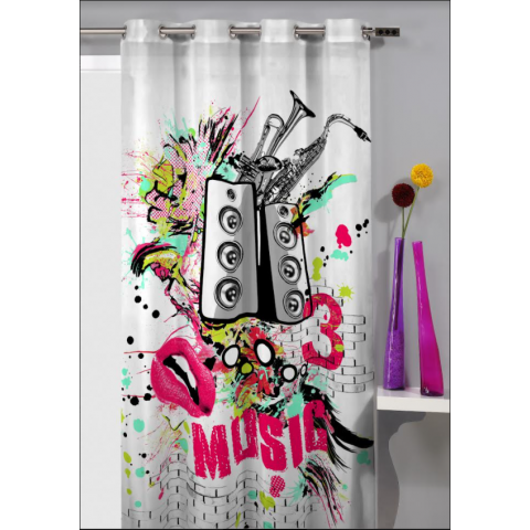 ΚΟΥΡΤΙΝΑ ΜΕ ΤΡΟΥΚΣ MUSIC 3 (180X260)