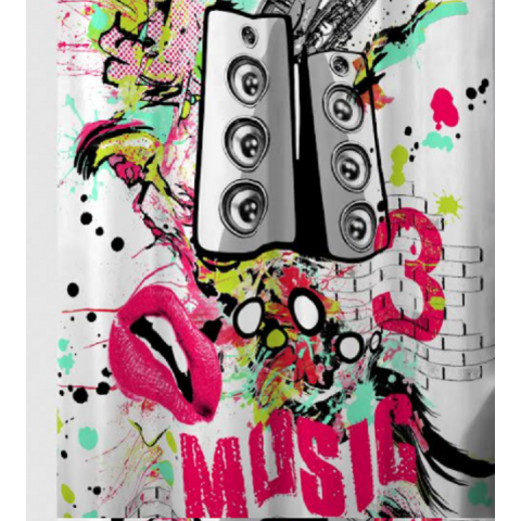 ΚΟΥΡΤΙΝΑ ΜΕ ΤΡΟΥΚΣ MUSIC 3 (180X260)