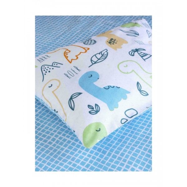 Σετ Βρεφικά Σεντόνια Κούνιας Βαμβακερά Dino Roer 3τμχ 120x160εκ.5206482075504