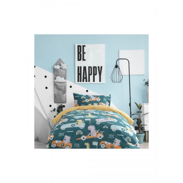 Σετ Σεντόνια Μονά (160Χ260 )  Dino Race Kocoon5206482081499