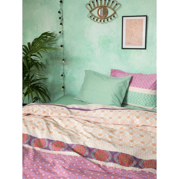 Σετ Σεντόνια Υπέρδιπλα 240X260 - Nais Lavender NIMA 5206482069282