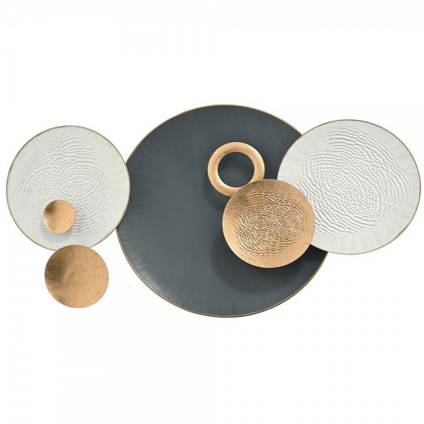 ΜΠΡΟΝΖΕ ΓΚΡΙ ΛΕΥΚΗ ΜΕΤΑΛΛΙΚΗ ΣΥΝΘΕΣΗ ΤΟΙΧΟΥ 91Χ49 ΕΚ ΜΕ ΚΥΚΛΟΥΣ5205588812273