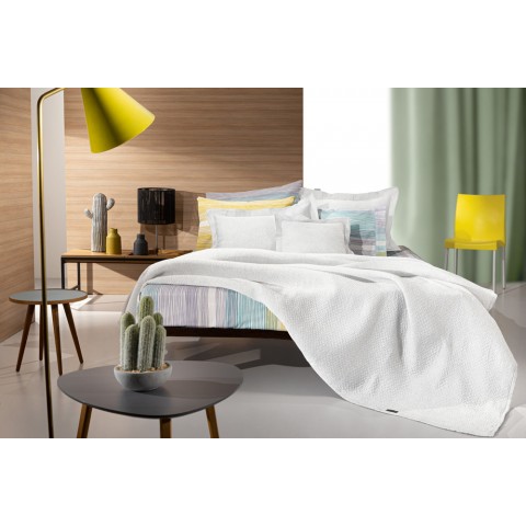 Κουβέρτα - Κάλυμμα κρεβατιού  RAIN SNOW WHITE Υπέρδιπλη   245x260 Guy Laroche5206480561993