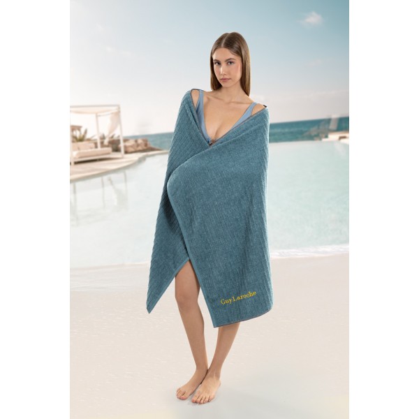 Πετσέτα θαλάσσης RESORT Petrol 90x180 Guy Laroche5206480560408