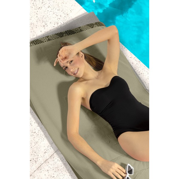 Πετσέτα θαλάσσης  SNAP  KHAKI  90x180 Guy Laroche5206480620560