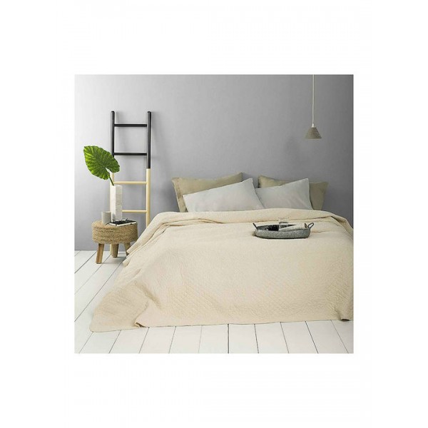 Nima Serenity Beige Κουβερλί Υπέρδιπλο Βαμβακερό 230x250cm5206400310175