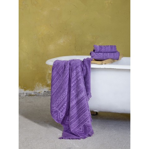 Σετ Πετσέτες (30x50 + 50x90 + 70x140) - Mindelo Mauve5206482018945