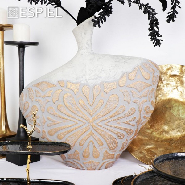 ΒΑΖΟ ΧΑΡΤΙΝΟ . ECOMIX ΛΕΥΚΟ -ΧΡΥΣΟ 51ΕΚ LIF139 ESPIEL