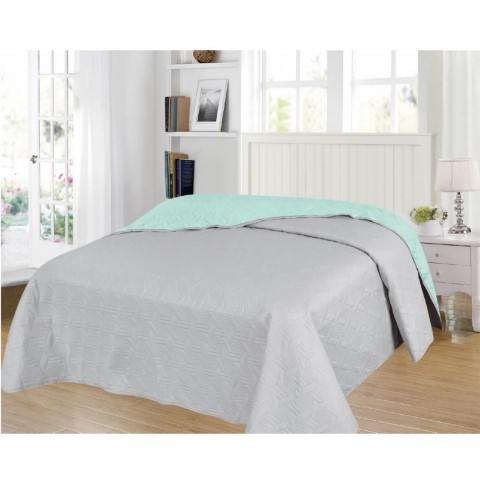 ΚΟΥΒΕΡΛΙ ΜΟΝΟ 160x240 GEO GRAY PISTACHIO