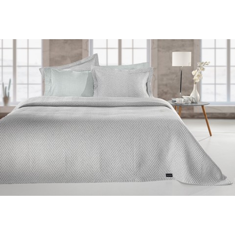 Κουβέρτα jacquard Vigo Silver 160x260 Guy Laroche