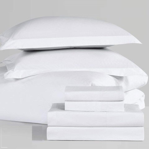 Μαξιλαροθήκη ΠΑΡΟΣ (160tc ) 50Χ70  percale λευκό  50%cotton 50%pol