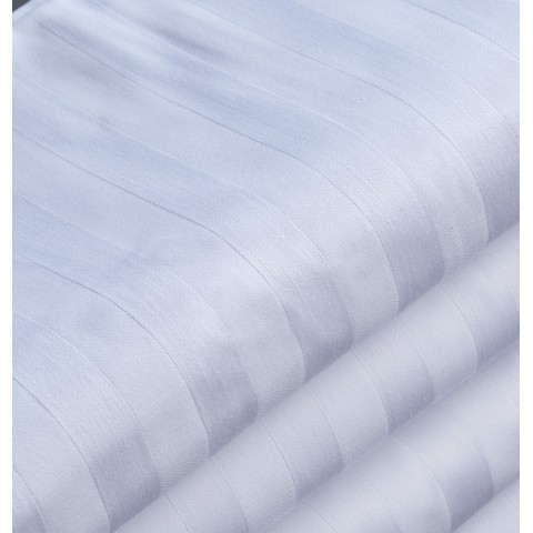 Σεντόνι ΑΣΤΥΠΑΛΑΙΑ percale ( 220tc) Mονό λευκό ρίγα 2cm  170Χ270