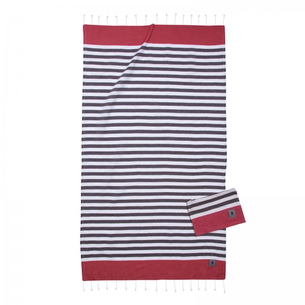 ΠΕΤΣΕΤΑ-ΠΑΡΕΟ & ΝΕΣΕΣΕΡ ΚΟΚΚΙΝΟ ΜΠΛΕ ΛΕΥΚΟ  3827 GREENWICH POLO CLUB5204850227517