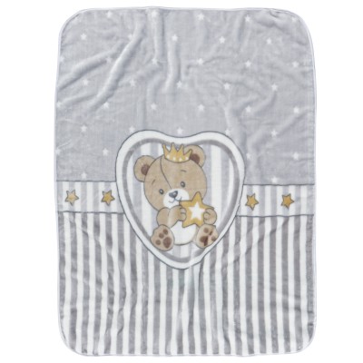 Βρεφική κουβέρτα Pierre Cardin Σιέλ 110x140 Nancy 545