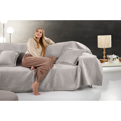 Σετ 2τμχ. Ριχτάρι Avon Elefhante  με Διακοσμητικό Μαξιλαράκι 45x45