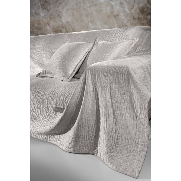 Σετ 2τμχ. Ριχτάρι Avon Elefhante  με Διακοσμητικό Μαξιλαράκι 45x45